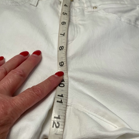 Lilly Pullitzer White Cotton Jeans with Embroidered Pockets, Sz 4 - Picture 11 of 12